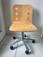 Houten bureaustoel Ikea, Ophalen, Gebruikt, Bruin