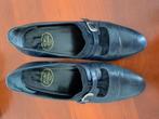 Donkerblauwe leren damesschoen maat 39, weinig gedragen, Kleding | Dames, Schoenen, Ophalen of Verzenden, Zo goed als nieuw, Blauw