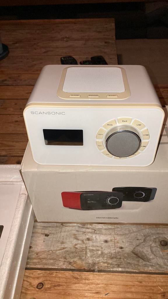Scansonic internet tafelradio, -, Verzenden, -, Zo goed als nieuw