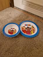 kinder bord en bakje van boemba, Ophalen, Aardewerk, Overige stijlen, Bord(en)