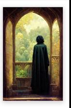 Happy Potter Professor Severus Sneep schilderij 30x40, Huis en Inrichting, Woonaccessoires | Schilderijen, Tekeningen en Foto's