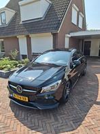 Mercedes-Benz CLA 200 156pk 7G-DCT 2017 Zwart, Auto's, CLA, 730 kg, 74 €/maand, Leder en Stof