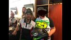 Arai RX-7V Cal Crutchlow replica gesigneerd. Maat M, M, Arai, Dames, Ophalen of Verzenden