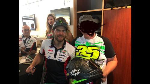 Arai RX-7V Cal Crutchlow replica gesigneerd. Maat M, Motoren, Kleding | Motorhelmen, Dames, Heren, Integraalhelm, M, Arai, Tweedehands