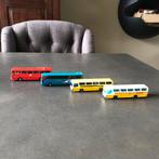 4 Autobussen H0 (1:87), Overige merken, Gelijkstroom of Wisselstroom, Overige typen, Ophalen of Verzenden