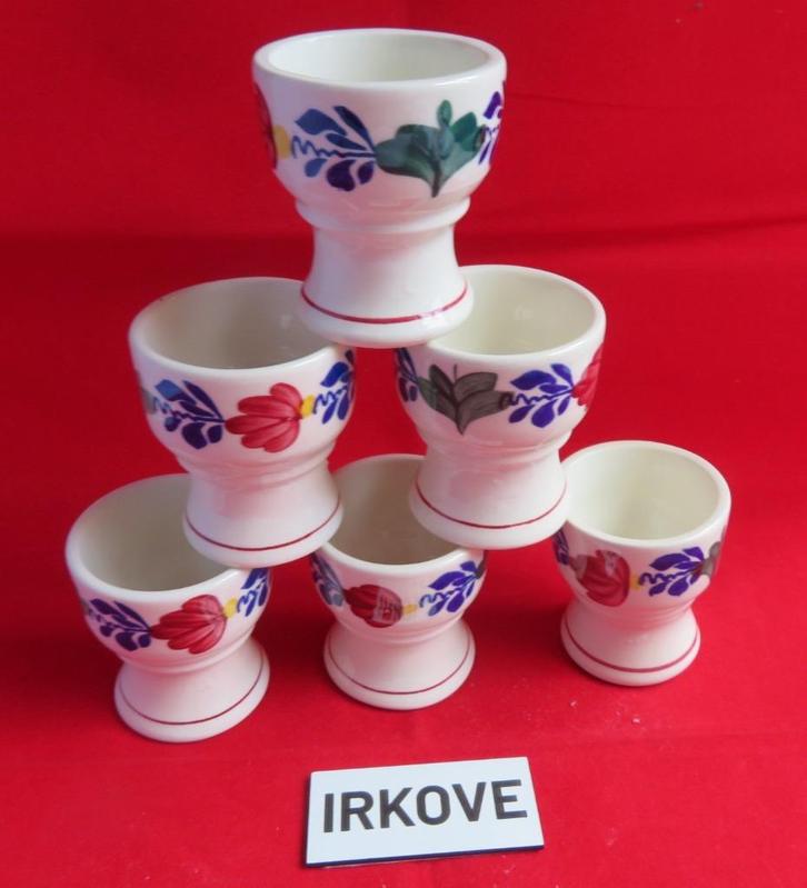 EIHOUDERS VAN BOCH * BOEREN BONT 6 Stuks *, Huis en Inrichting, Keuken | Servies, Overige typen, Overige stijlen, Porselein, Verzenden