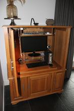 Blank eiken computer/TV of meidenkast!, Huis en Inrichting, Ophalen, 100 tot 150 cm, Eikenhout, Minder dan 150 cm