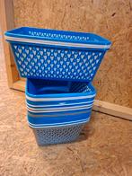 Partij nieuwe plastic mandjes ,opberg manden, Kunststof, Nieuw, Ophalen of Verzenden, Nvt