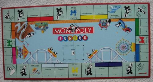Monopoly Junior 5 t/m 9 jr (incompleet, zie foto's & tekst), Hobby en Vrije tijd, Gezelschapsspellen | Bordspellen, Gebruikt, Ophalen