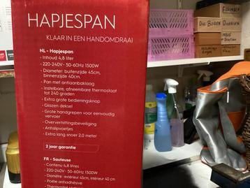 Hapjespan - Klaar in een handomdraai! beschikbaar voor biedingen