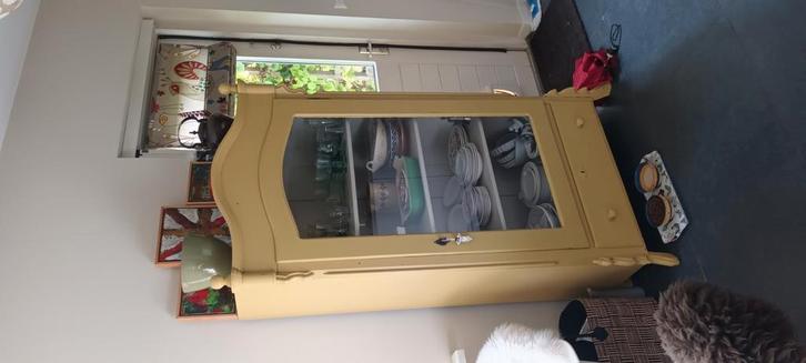 Grenen vintage kast, Huis en Inrichting, Kasten | Buffetkasten, Gebruikt, 150 tot 200 cm, 50 tot 100 cm, 25 tot 50 cm, Met lade(s)