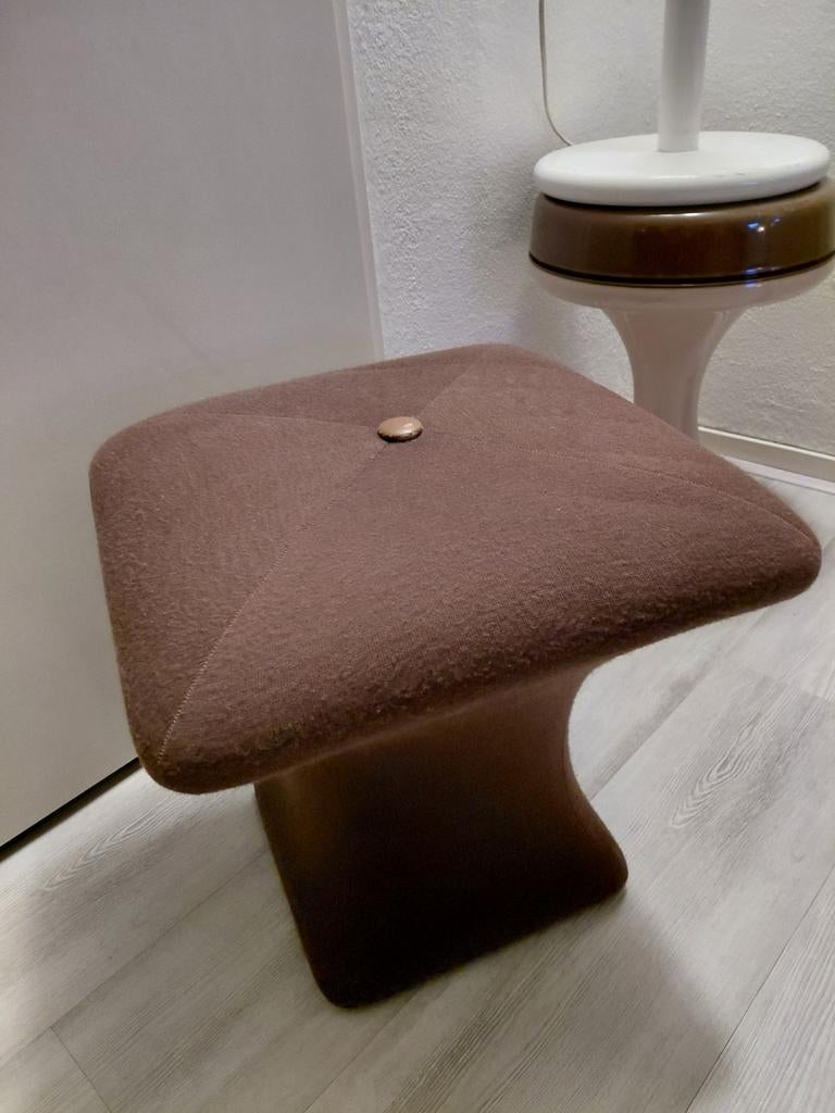 Vintage 70s mushroom poef space age desing, Verzamelen, Retro, Ophalen, Huis en Inrichting