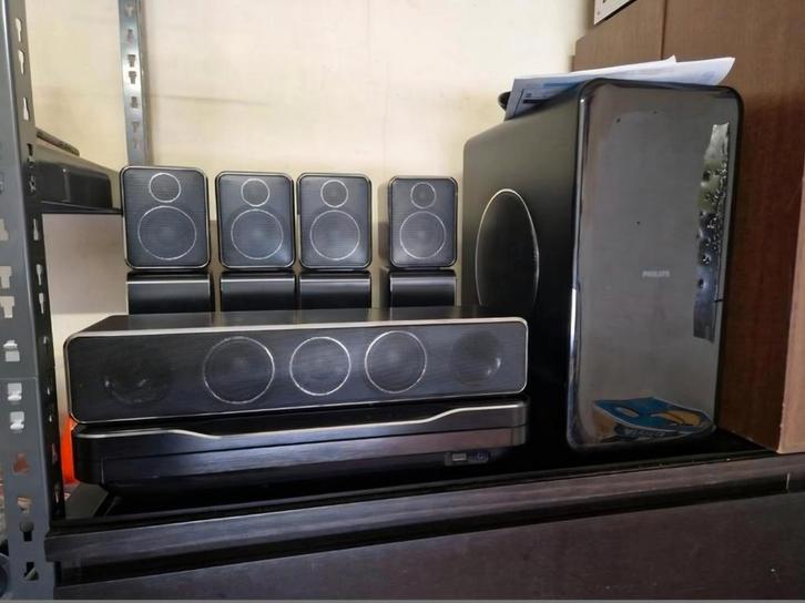 Moet weg! Philips HTS9540/12 Home Cinema Systeem, Audio, Tv en Foto, Home Cinema-sets, Gebruikt, Dvd-speler, 5.1-systeem, 70 watt of meer