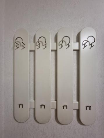 kapstok wit wandkapstok meerdere haken hal gang  beschikbaar voor biedingen