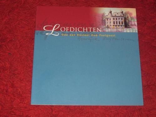 Oegstgeest - Kasteel Oud-Poelgeest - Lofdichten., Boeken, Geschiedenis | Stad en Regio, Zo goed als nieuw, 20e eeuw of later, Ophalen of Verzenden