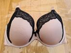 NIEUW Hunkemöller mt 85G Voorgevormde BH rose met zwart, Ophalen, Zwart, BH