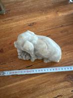 Marmer varkensbeeldje, Ophalen of Verzenden