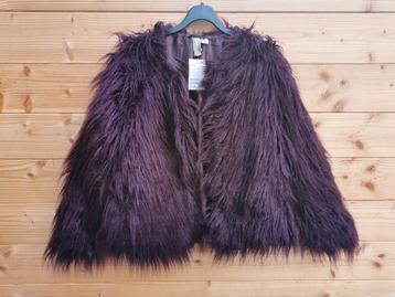 H&M fluffy jas mt. 40  beschikbaar voor biedingen