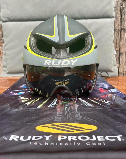 Rudy Project Tijdrithelm, Sport en Fitness, Overige Sport en Fitness, Gebruikt, Ophalen of Verzenden