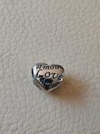 Pandora bedel hart Love Amour Liebe Amore, Gebruikt, Pandora, Ophalen of Verzenden, 1 bedel