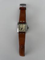 TW Steel met lederen band, Overige merken, Gebruikt, Staal, Polshorloge