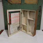 Kist hout origineel Frankrijk 45 x 31 x 8 cm medicijnkastje, Minder dan 50 cm, Gebruikt, Minder dan 50 cm, Ophalen of Verzenden