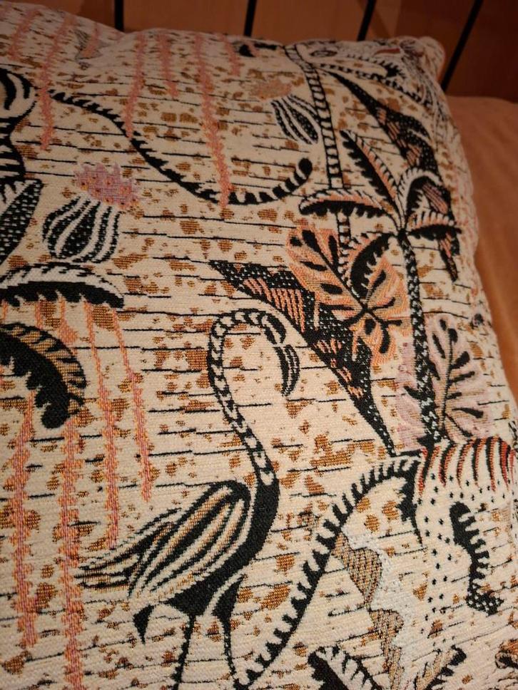 Decoratief kussen met jungle print van Sissy Boy, Huis en Inrichting, Woonaccessoires | Kussens, Zo goed als nieuw, Vierkant, Ophalen