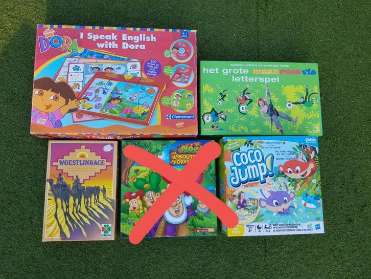 Diverse bordspellen voor kinderen, Hobby en Vrije tijd, Gezelschapsspellen | Bordspellen, Gebruikt, Een of twee spelers, Drie of vier spelers