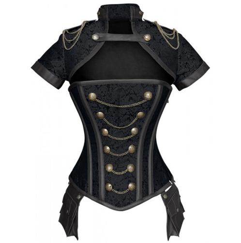 Zwart korset met kettingen gothic sexy bustier dames vrouwen, Kleding | Dames, Ondergoed en Lingerie, Body of Korset, Zwart, Verzenden