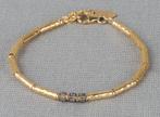 Jéh Jewels Armband Goldfilled + Ruwe Diamant NIEUW, Nieuw, Ophalen of Verzenden, Met edelsteen, Goud