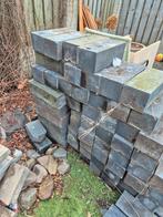 Stenen bielzen / stapelblokken 30 x 12 x 10 antraciet, Tuin en Terras, Ophalen, Gebruikt, Minder dan 100 cm, Minder dan 25 cm