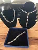 OTAZU Set: 2 Colliers & Armband, Met kristal, Overige materialen, Ophalen of Verzenden, Zo goed als nieuw
