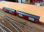Twee postrijtuigen van PTT post Roco 46273 4387A ovp izgst, Hobby en Vrije tijd, Modeltreinen | H0, Gelijkstroom, Nnb, Nnb, Wagon