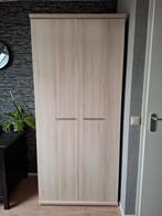Grote kledingkast met 2 deuren - Licht houtmotief, Huis en Inrichting, Kasten | Kledingkasten, Ophalen
