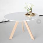 Gratis ophalen! Ronde eettafel met 4 stoelen, Gebruikt, Rond, Ophalen of Verzenden, 75 cm of meer