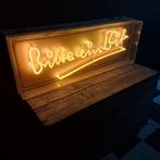 Bitte ein Bit neon verlichting Vintage lichtbak, Ophalen, Gebruikt, Lichtbak of (neon) lamp
