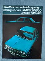 Brochure DATSUN 1600 - 1600SSS - 1971 NL, Verzenden, Zo goed als nieuw, Overige merken