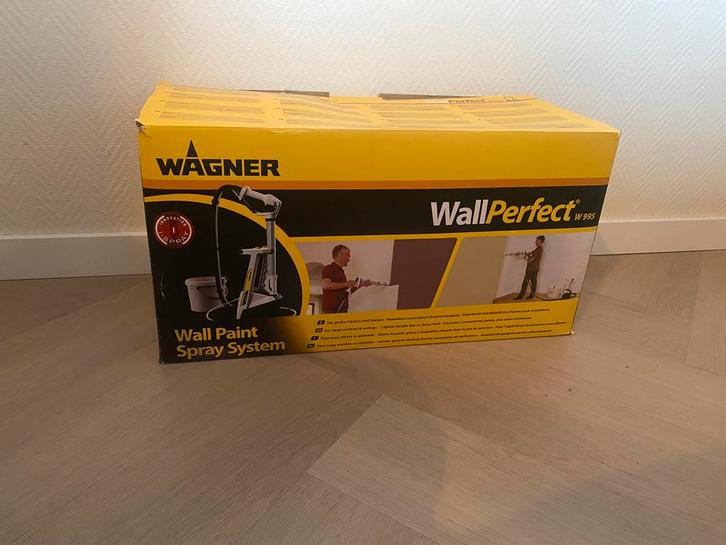 Wagner WallPerfect W 995 Verfspuitmachine, Doe-het-zelf en Verbouw, Schildersmaterialen, Gebruikt, Verfspuit of Verfpomp, Ophalen of Verzenden