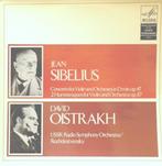Jean Sibelius, David Oistrakh Concerto For Violin, Orkest of Ballet, Zo goed als nieuw, Modernisme tot heden, 12 inch