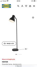 Hektar staande lamp ikea, Zo goed als nieuw, Ophalen