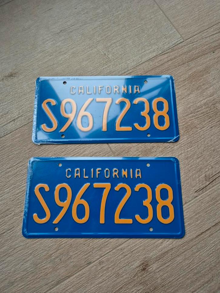 2 replica USA-kentekenplaten voor de A-Team bus, A-Team Van,, Auto-onderdelen, Overige Auto-onderdelen, Nieuw, Ophalen of Verzenden