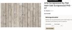 Arte scrapwood wallpaper Piet Hein Eek PHE-07, Ophalen of Verzenden, Minder dan 10 m², Zwart, Scrapwood houtafbeelding