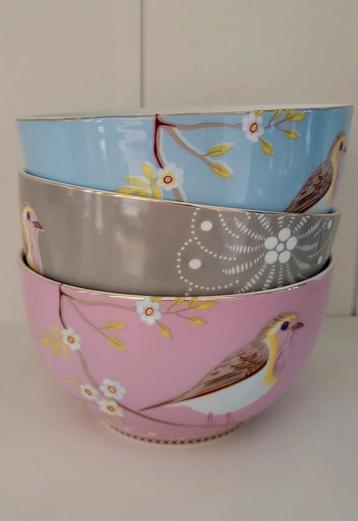 3 Pip Studio Early Bird kommen 15 cm beschikbaar voor biedingen