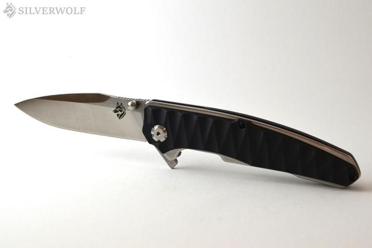 SILVERWOLF - Premium Opvouwbaar Zakmes - M390 Staal & G10 Ha, Caravans en Kamperen, Kampeergereedschap, Nieuw, Ophalen of Verzenden