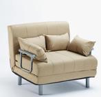 2 persoons slaapbank Le roi du relax beige nieuw, Huis en Inrichting, Slaapkamer | Slaapbanken, Ophalen, 100 cm, Beige, Overige maten