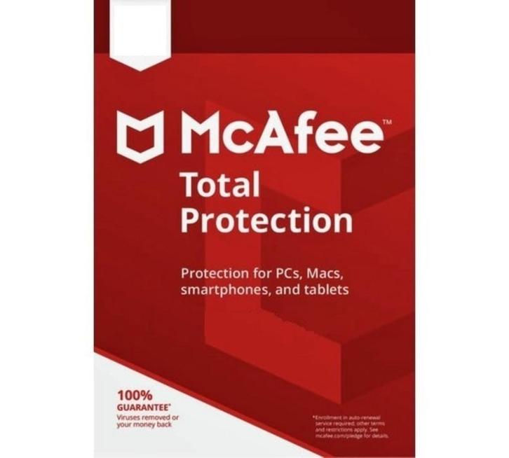 McAfee Total Protection met VPN voor 1 of 3 apparaten 1 jaar, Computers en Software, Antivirus- en Beveiligingssoftware, Nieuw