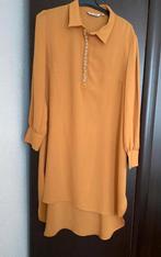 Lange okergele  blouse /jurk MODANISA, Ophalen of Verzenden, Zo goed als nieuw, Maat 46/48 (XL) of groter, Geel