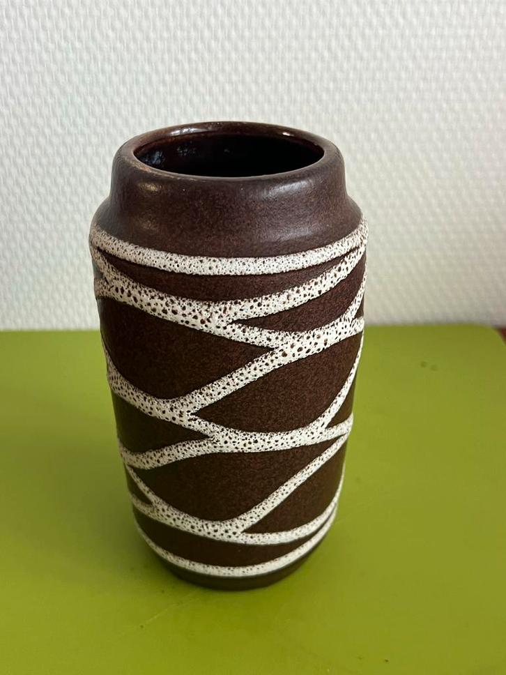 Scheurich Vaasje 238-14 Golf Decor, West-Germany, Huis en Inrichting, Woonaccessoires | Vazen, Gebruikt, Overige kleuren, Minder dan 50 cm