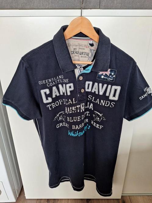Een zeer sportief poloshirt van Camp David, Kleding | Heren, Polo's, Zo goed als nieuw, Maat 52/54 (L), Blauw, Ophalen of Verzenden