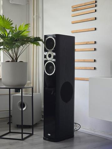 HECO MUSIC STYLE 800 LUIDSPREKERS ZGAN! TOP SET! ZWART! beschikbaar voor biedingen